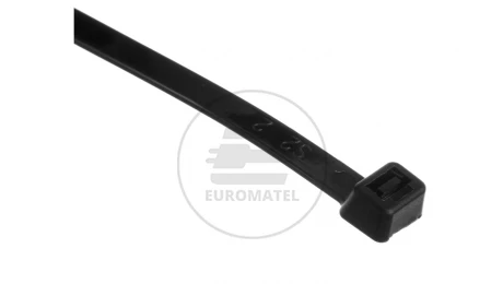Opaska kablowa czarna OPK 7,6-300-C /100szt./