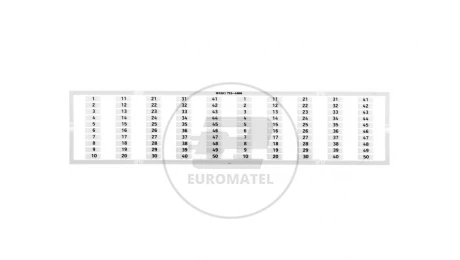 Oznaczniki WMB 2x 1-50 793-4666 /5szt./
