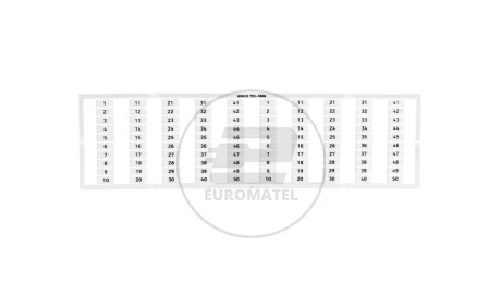 Oznaczniki WMB 2x 1-50 793-5666 /5szt./