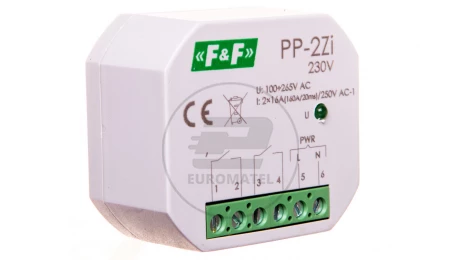 Przekaźnik elektromagnetyczny 2Z 16A 100-265V AC (160A/20ms) PP-2Zi-230V