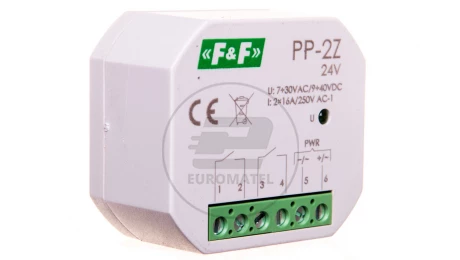 Przekaźnik elektromagnetyczny 2Z 16A 7-30V AC/9-40V DC PP-2Z-24V