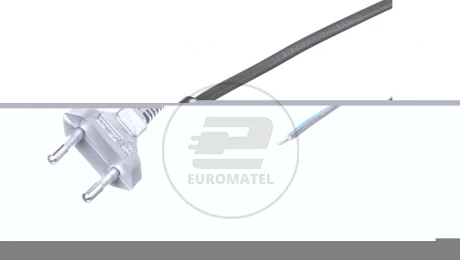 Przewód przyłączeniowy bez wyłącznika 250cm srebrny SP-250/2X0,75/-SRB YNS10000456