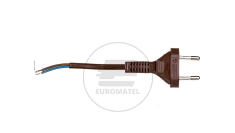Przewód przyłączeniowy bez wyłącznika 250cm brązowy SP-250/2X0,75/-BRA YNS10000452