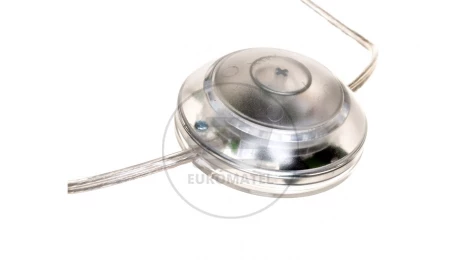Przewód przyłączeniowy 250cm z wyłącznikiem i ściemniaczem /blister/ bezbarwny SP/SN-250/2x0,75/BLI-BZB