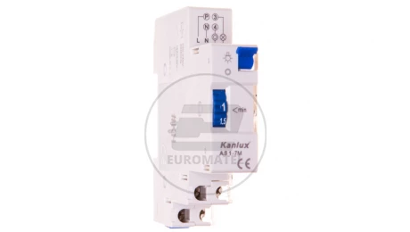 Automat schodowy 16A 1P 1-7min 230V AC AS 1-7M 18730