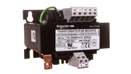 Transformator 1-fazowy 160VA 230(400)V/24V ABL6TS16B