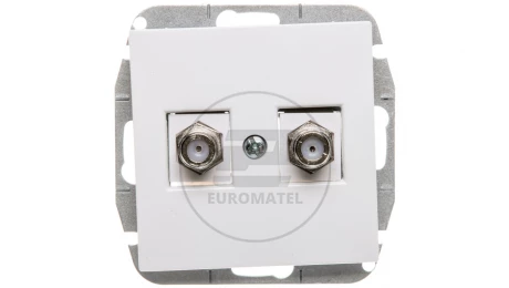 SENTIA Gniazdo 2xTV typ F-F 1487-10