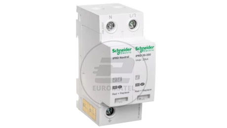 Ogranicznik przepięć C Typ 2 1P+N 20kA 1,1kV 350V iPRD-20r-20kA-350V-1PN A9L20501