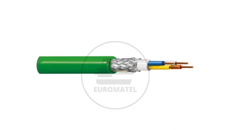 Kabel PROFINET 4x22AWG kat.5e PVC drut zielony BL-70006E.01B100 /100m/