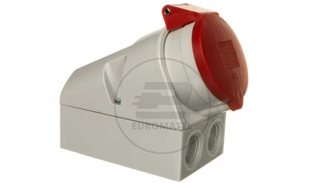 Gniazdo stałe 32A 5p 400V 6h IP44 103