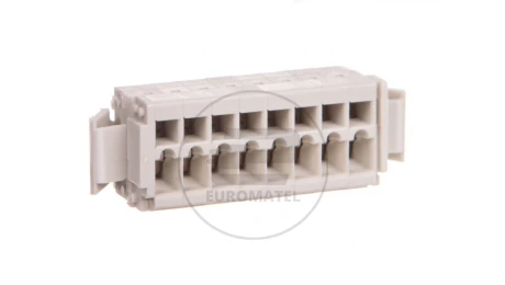 Gniazdo MCS-MINI Classic 8-biegunowe jasnoszare raster 3,5mm 734-108/037-000