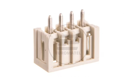 Wtyk MCS-MINI Classic 4-biegunowy jasnoszary raster 3,81mm 734-134