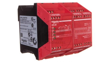 Przekaźnik bezpieczeństwa stop awaryjny 7Z 230V AC 24V DC XPSAR371144