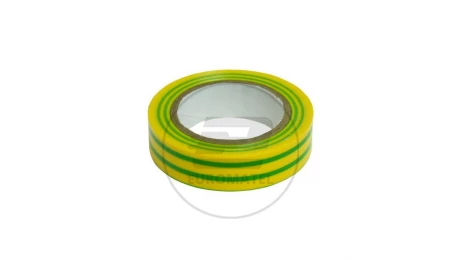 Taśma izolacyjna żółto- zielona PVC 19mm 20m TI-19/20/ŻÓŁTO-ZIELONY W-05121