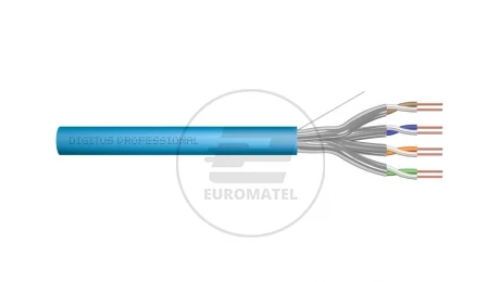 Kabel teleinformatyczny U/FTP kat.6A LS0H drut niebieski B2ca /100m/ DK-1626-A-VH-1