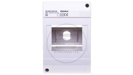 Rozdzielnica modułowa 1x4 natynkowa IP30 DB104W 1X4P/SM 3851