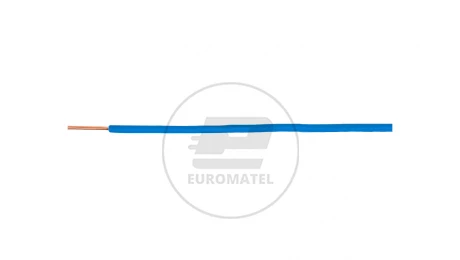 Przewód instalacyjny H05V-U (DY) 0,75 niebieski /100m/