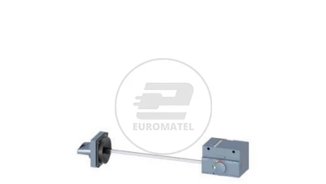 Napęd obrotowy boczny dwustronny z wałkiem 300mm i z pokrętłem szarym do 3VA12 3VA9257-0PK11