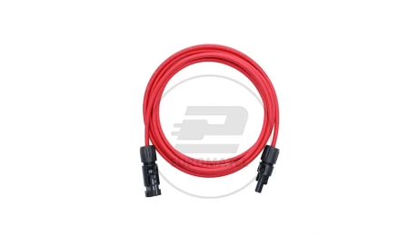 Przedłużka z złączami MC4 - kabel solarny KENO 6mm2 / czerwony / 0 KENO PRZ-6MM-RED-0,5M