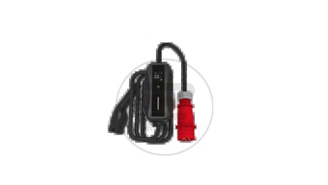 Adapter EVSE 11kW 3P16A CEE, wyświetlacz LCD, przewód 5,5m, złącze Typu 2, z pokrowcem, MEV11DNNNN5T2