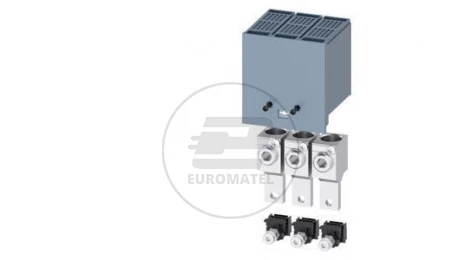 Przyłącza tunelowe do podłączenia przewodu Cu/Al z zaciskiem pomocniczym z osłoną 25-150mm2 3P do 3VA10/11 3VA9113-0JC12