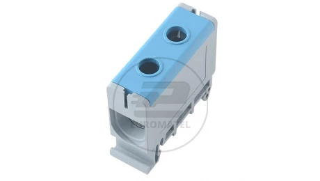 Listwa zaciskowa w korpusie, 1x50mm2, niebieska, Al/Cu E.4118