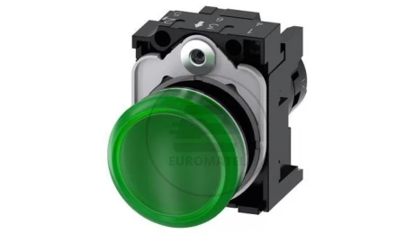 SIRIUS ACT LAMPKA SYGNALIZACYJNA KOMPAKTOWA, 22MM, OKRĄGŁA, TWORZYWO, ŻÓŁTA, Z SOCZEWKĄ, GŁADKA, Z UCHWYTEM 3SU1201-6AB30-1AA0