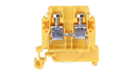 Złączka szynowa przelotowa 2‑przewodowa 10mm2 żółty ZG-G10 A11-8301
