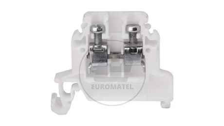Złączka szynowa przelotowa 2‑przewodowa 4mm2 biały ZG-G4 A11-8202