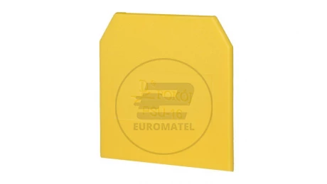 Płytka skrajna przegroda żółty PSU-16 A41-0301