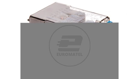 Przekaźnik miniaturowy 3P 10A 24V DC przycisk testujący mechaniczny wskaźnik zadziałania AgNi 60.13.9.024.0040