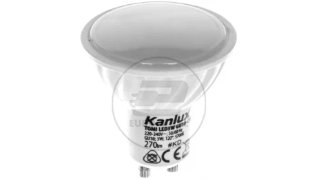Żarówka LED 3W GU10 220-240V AC zimna barwa 270lm TOMI LED3W GU10-CW LAMPA LED 22703