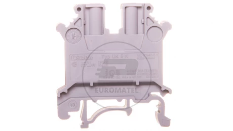 Złączka szynowa 2-przewodowa 2,5mm2 szara UK 5 N 3004362 /50szt./