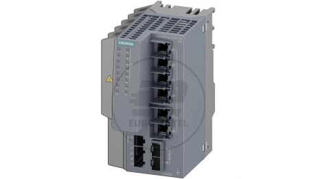 Switch przemysłowy SCALANCE XCM108PoE, 6x 10/100/1000 Mbit/s Power over Ethernet, 2x SFP 1/10 Gbit/s, 6GK5108-2RS00-2AC2