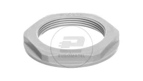 Nakrętka poliamidowa M40 KMK-PA ciemnoszara M40 94265 /50szt./
