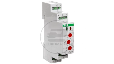Przekaźnik czasowy uniwersalny 3P 8A 0,1s-576h 100-264V AC/DC wielofunkcyjny PCU-530