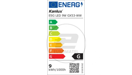 Żarówka Led ESG LED 9W GX53-WW 720lm 3000K barwa ciepła 22422