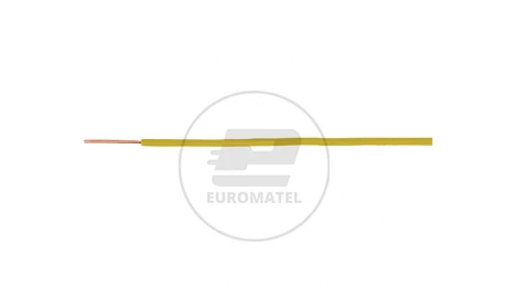 Przewód instalacyjny H07V-U (DY) 2,5 żółty /100m/