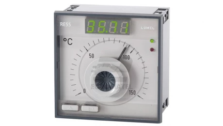 Regulator analogowy nastawa Pt100 0-400st.C regulator załącz-wyłącz wyjście przekaźnikowe bez atestu KJ RE55 0511000