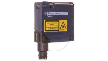 Czujnik laserowy 1m 50x50mm 12-24V DC PNP/NPN 1Z/1R M12 4-piny odbiciowy XUK8AKSNM12
