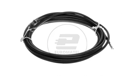 Złącze żeńskie M8 kątowe 4-piny kabel 5m PUR XZCP1041L5