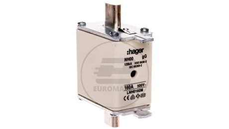 Wkładka bezpiecznikowa NH00 160A 500V gG LNH0160M