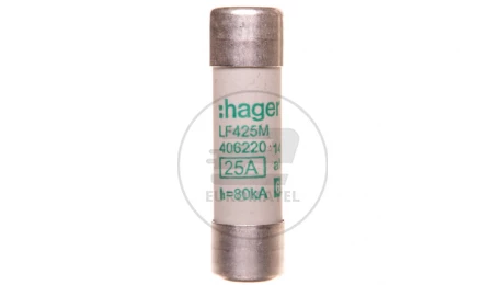 Bezpiecznik cylindryczny 14x51 aM 25A LF425M