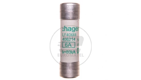 Bezpiecznik cylindryczny 14x51 aM 6A LF406M