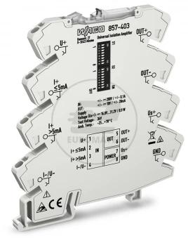 WAGO 857-403  Przetwornik separacyjny ze wzmocnieniem