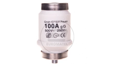 Wkładka bezpiecznikowa D 34x56mm DTIV zwłoczna 100A LDTIV100