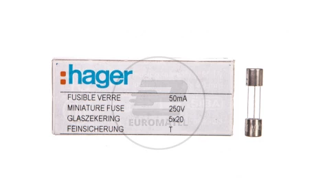 Wkładka aparatowa 5x20mm T 250V 0,05A L520TK00-050 /10szt./