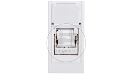 Systo Gniazdo komputerowe pojedyncze RJ45 Cat.5E FTP 1 moduł biały WS213