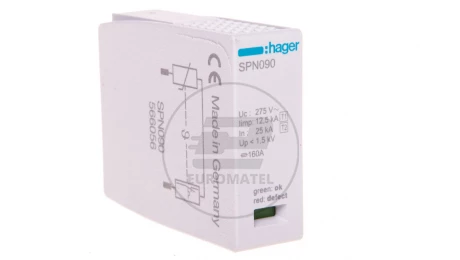 Wkład ogranicznika B+C Typ 1+2 12,5kA 275V 1,5kV SPN090