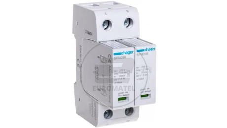 Ogranicznik przepięć B+C Typ 1+2 2P 12,5kA 275V 1,5kV SPN921